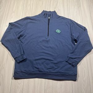 Pelotonia ‘23 1/4 Zip Pullover Men’s M Blue Logo Cycling Where I’m From USA Made